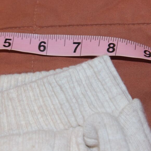 Zara High Waist Cream Pants Women Size XS - Picture 8 of 10